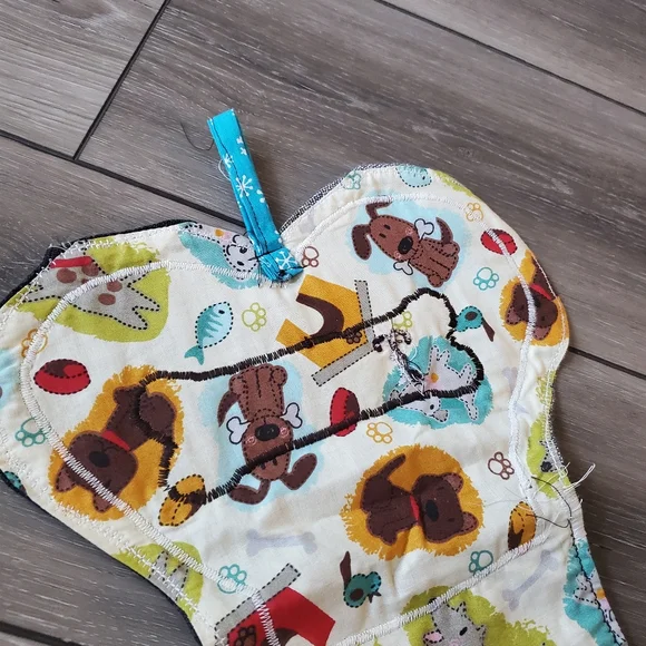 Custom handmade "Tucker" Christmas stocking for dog - Picture 10 of 12